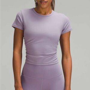 Lululemon All It Takes Nulu Tee Size 8 Purple Ash